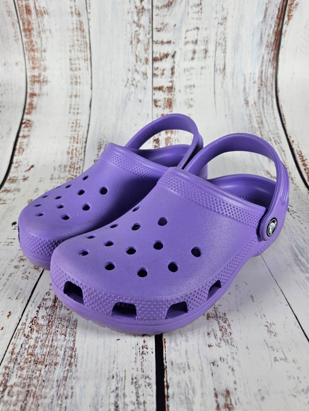 Crocs Kids Purple Slip-On Clog Sandals / Kids Size 3